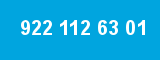 922 112 63 01 922 112 63 01